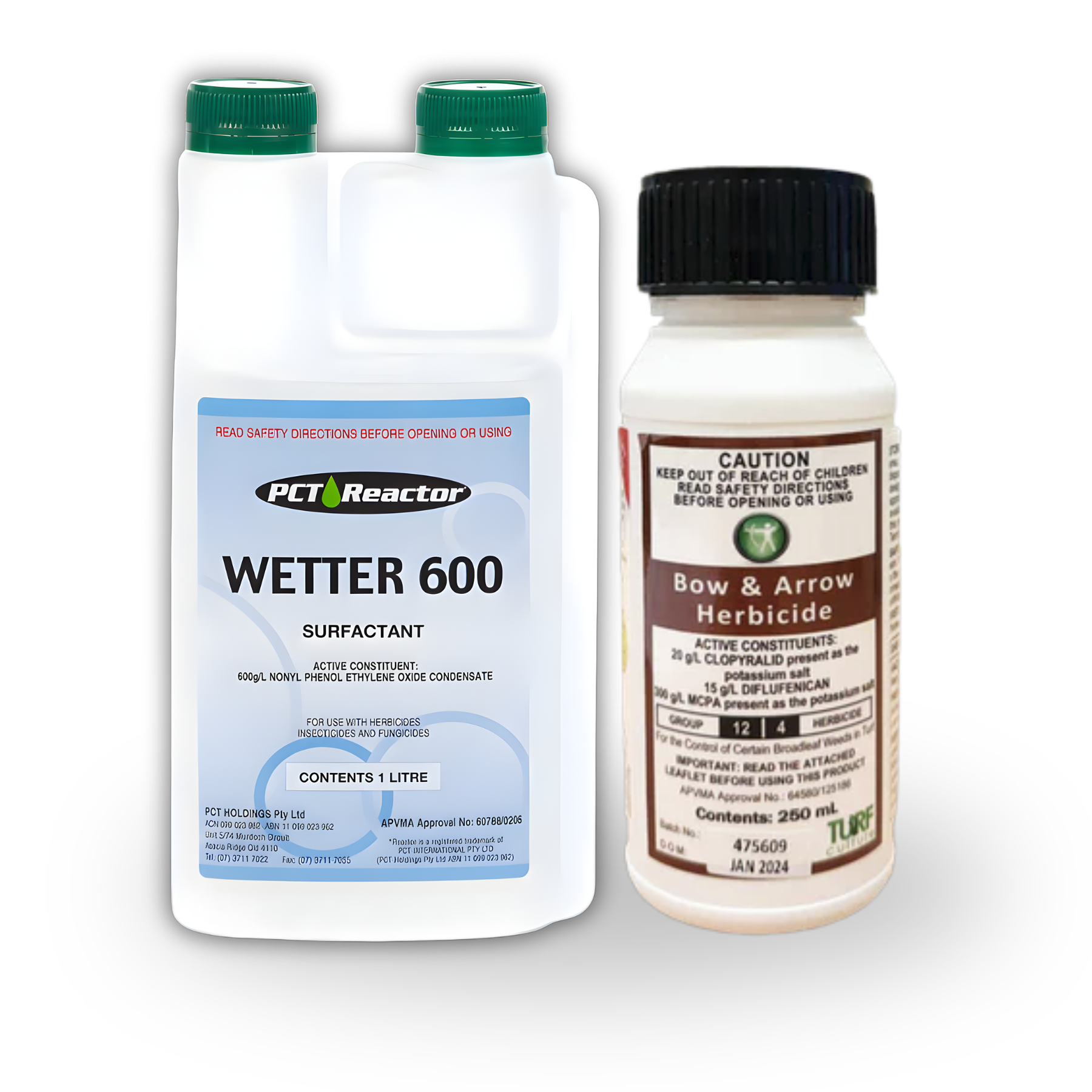 herbicide wetter Bow & Arrow 250ml + PCT Wetter 600 1L – Akers of Lawn