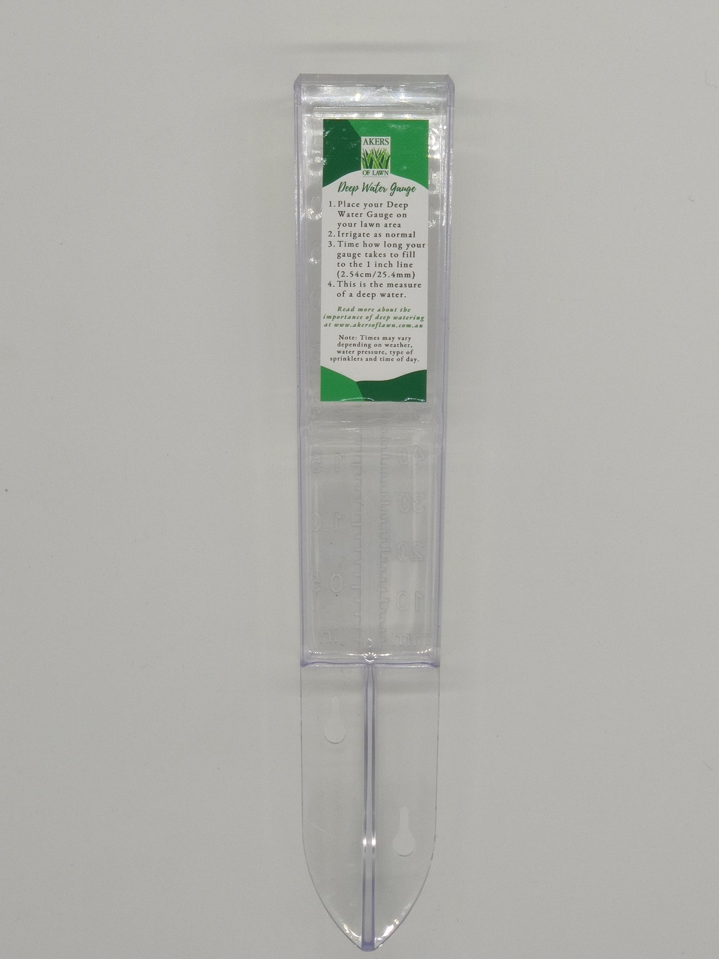 120ml Acrylic Rain Gauge (no packaging)