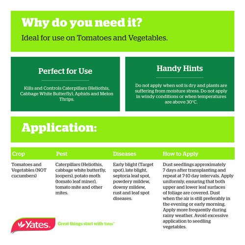 YATES-Tomato-Vegetable-Dust-Application-Info