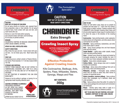 Chaindrite Crawling Insect Spray 350g