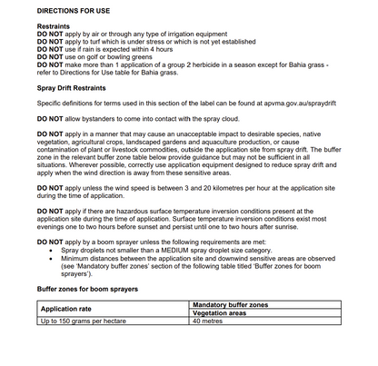 Turf Culture Odessa Herbicide 50g